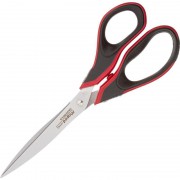 Ножницы 210 мм Maped Soft Gel с пластиковыми симметричными ручками черного/красного цвета (499210)