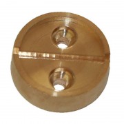 Плашка латунная на 1 печать диаметр 29 мм (2 штуки в упаковке)