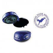 Оснастка для круглой печати COLOP, d=40м, Stamp Mouse, крышка, карманная, синий