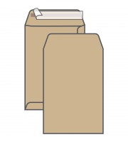 Пакет почтовый В4, UltraPac, 250*353мм, коричневый крафт, отр. лента, 90г/м2 (250 шт.)