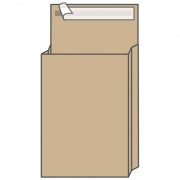 Пакет почтовый UltraPac, 300*400*40мм, коричневый крафт, отр. лента, 120г/м2 (250 шт.)