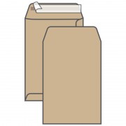 Пакет почтовый C4, UltraPac, 229*324мм, коричневый крафт, отр. лента, 90г/м2 (250 шт.)