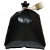 Мешки для мусора на 240 л Ромашка Стандарт черные (ПВД, 40 мкм, в пачке 50 штук, 105х135 см)