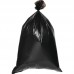 Мешки для мусора на 110 л Luscan черные (ПВД 40 мкм, в рулоне 10 штук, 60x100 см)