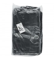 Мешки для мусора на 240 л Ромашка Стандарт черные (ПВД, 40 мкм, в пачке 50 штук, 105х135 см)
