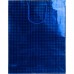 Пакет подарочный голография, синий, 26х34х8см, GBZ091 blue