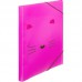 Папка на резинках №1 School Kitty А4 18 мм пластиковая до 200 листов розовая (толщина обложки 0.45 ...