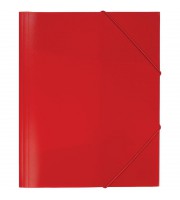 Папка на резинках Attache Economy A4 35 мм пластиковая до 300 листов красная (толщина обложки 0.5 мм ...