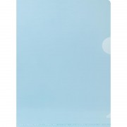 Папка-уголок Attache A5 пластиковая 150 мкм синяя (20 штук в упаковке)