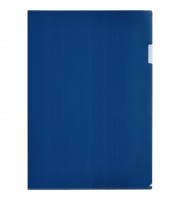 Папка-уголок Attache А3 пластиковая 180 мкм синяя (20 штук в упаковке)
