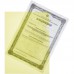 Папка-уголок Attache Economy A4 пластиковая 100 мкм желтая (10 штук в упаковке)