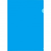 Папка-уголок Attache Economy Элементари А4 пластиковая 150 мкм синяя (20 штук в упаковке)