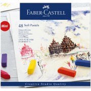 Пастель Faber-Castell "Soft pastels", 48 цв., мини, картон. упак.