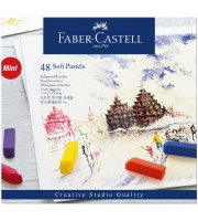 Пастель Faber-Castell "Soft pastels", 48 цв., мини, картон. упак.