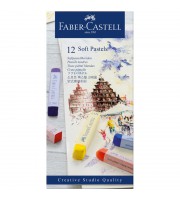Пастель Faber-Castell "Soft pastels", 12 цв., картон. упак.