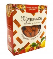 Пастила Хрустики яблочные Фруктово-ягодное ассорти (без сахара) 250г