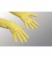 Перчатки резиновые Vileda Контракт желтые размер S (артикул производителя 100538)