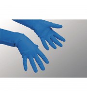 Перчатки многоцелевые Vileda голубые размер M (артикул производителя 100156)