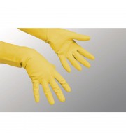 Перчатки многоцелевые Vileda желтые размер M (артикул производителя 100162)