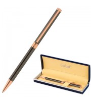 Ручка подарочная шариковая GALANT ASTRON BRONZE, корпус мет., детали роз.золото, 0,7мм, синяя