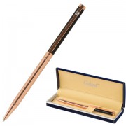 Ручка подарочная шариковая GALANT ASTRON, корпус черн. с золот, детали золот., 0,7мм, синяя
