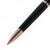 Ручка подарочная шариковая GALANT PUNCTUM BLACK, корпус черн., детали роз.зол., 0,7мм, синяя