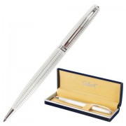 Ручка подарочная шариковая GALANT Royal Platinum, корпус серебр., хром.детали, 0,7мм, синяя