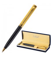 Ручка подарочная шариковая GALANT Empire Gold, корп. золот./черный, золот.детали, 0,7мм, син
