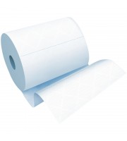 Полотенца бумажные в рулонах OfficeClean, 1 слойн., 280м/рул, ЦВ, ультрадлина, перфорац., белые, 6шт