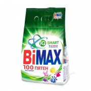 Порошок стиральный автомат BiMax 100 пятен для цветного и белого белья 3 кг