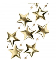 Новогоднее украшение гирлянда Magic Time Золотист звезд 170x1,5x11,НГ 81446