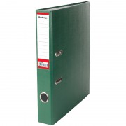 Папка-регистратор Berlingo "Standard", 50мм, бумвинил, с карманом на корешке, зеленая