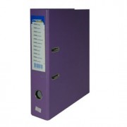 Папка-регистратор А4 Classic, снаружи полипропилен, изнутри бумага, 70-80мм, фиолетовый