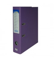 Папка-регистратор А4 Classic, снаружи полипропилен, изнутри бумага, 70-80мм, фиолетовый