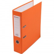 Папка-регистратор А4 Lamark 80мм оранжевый, металл. окантовка, карман