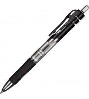 Ручка гелевая автоматическая Attache Hammer черная (толщина линии 0.5 мм)