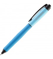 Ручка гелевая автоматическая Stabilo Palette XF синяя (голубой корпус, толщина линии 0.35 мм)