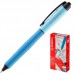 Ручка гелевая автоматическая Stabilo Palette XF синяя (голубой корпус, толщина линии 0.35 мм)