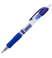 Ручка гелевая автоматическая Crown AJ-5000R синяя (толщина линии 0.7 мм)