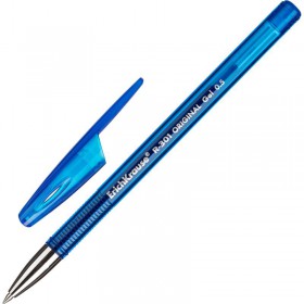 Ручка гелевая неавтоматическая ErichKrause R-301 Original Gel Stick синяя (толщина линии 0.4 мм)