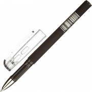 Ручка гелевая неавтоматическая Attache Mystery черная корпус soft touch (толщина линии 0.5 мм)