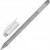 Ручка гелевая неавтоматическая Crown серебристая (толщина линии 0.5 мм)