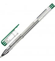 Ручка гелевая неавтоматическая Attache Omega зеленая (толщина линии 0.3-0.5 мм)