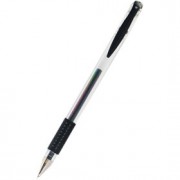 Ручка гелевая с резиновым держат., чёрный