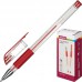Ручка гелевая неавтоматическая Attache Economy красная (толщина линии 0.3-0.5 мм)