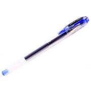 Ручка гелевая UNI Signo UM-120, 0,7мм, корпус прозрачный, синий