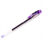 Ручка гелевая UNI Signo UM-120 AC, 0,7мм, корпус прозрачный, фиолетовый
