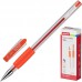 Ручка гелевая неавтоматическая Attache Town красная (толщина линии 0.5 мм)