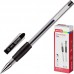 Ручка гелевая неавтоматическая Attache Town черная (толщина линии 0.5 мм)