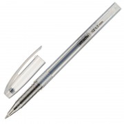 Ручка гелевая неавтоматическая Attache Ice черная (толщина линии 0.5 мм)